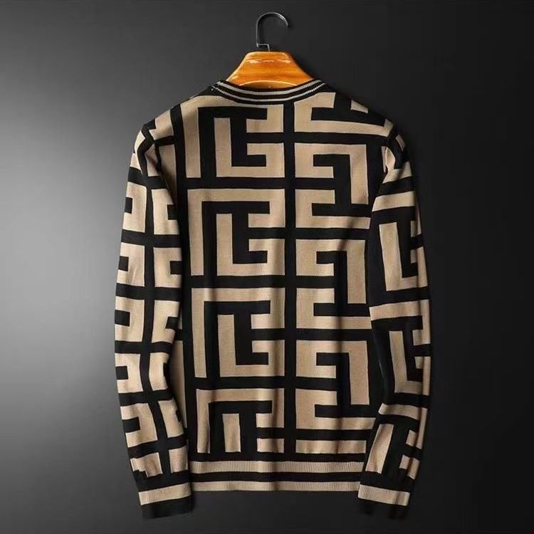 Áo thun dài tay cổ tròn in họa tiết cá tính thời trang thu đông dành cho nam