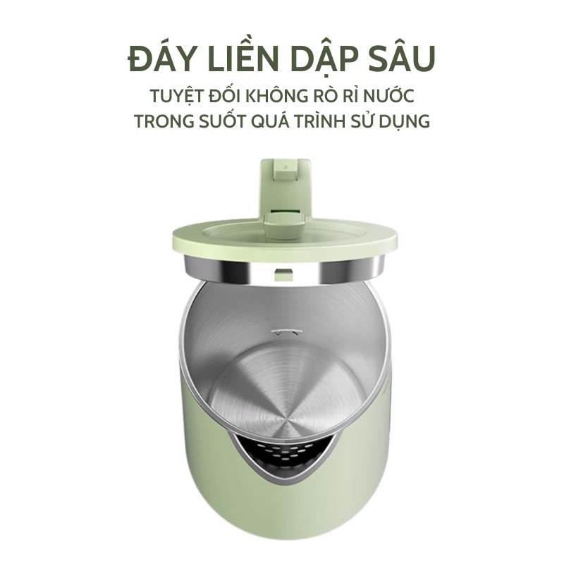 Ấm Siêu Tốc Sunhouse SHD1353 - 1351 - SHD1355 - Ấm Đun Siêu Tốc Sunhouse - Inox Cao Cấp - Dung Tích 1,8 Lít - Chính Hãng