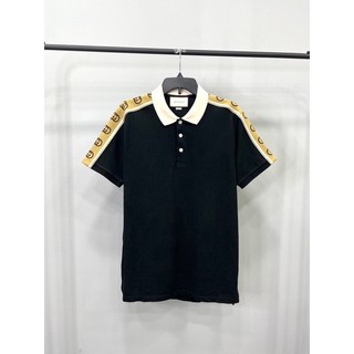 [ có sẵn ] polo Gu.cci phản quang đen-trắng