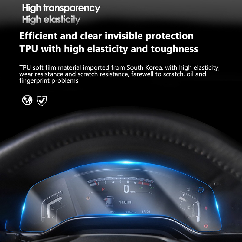 1 Bộ Phim Dán Bảo Vệ Màn Hình Điều Khiển Xe Hơi Honda CR-V CRV 2017-2021