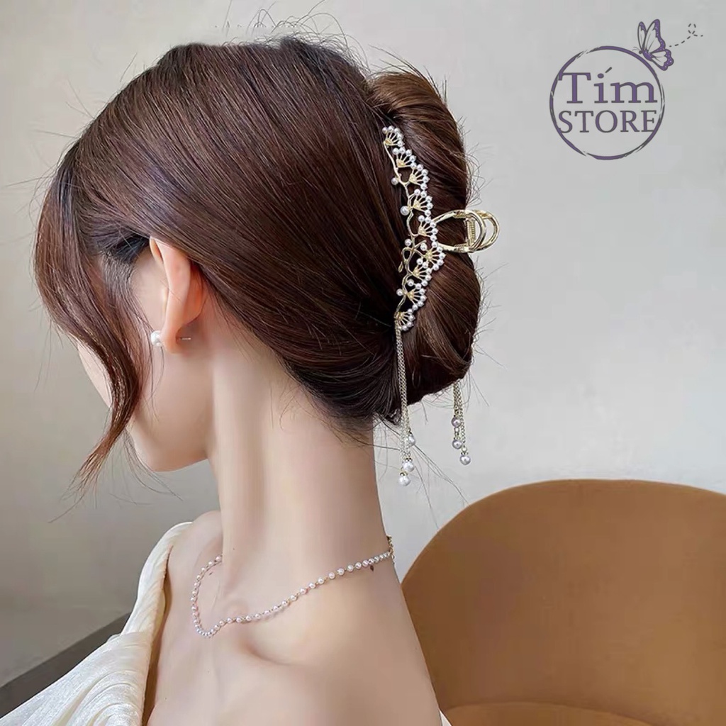 Kẹp tóc phong cách hàn quốc mới 2022 TIMSTORE phụ kiện búi tóc nhiều mẫu
