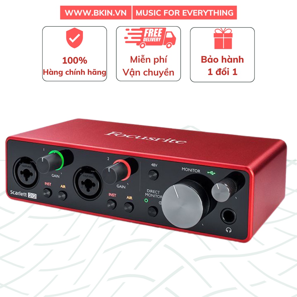 Sound card Focusrite Scarlett 2i2 Gen 3