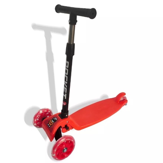 xe trượt scooter 3 bánh có đèn rocket