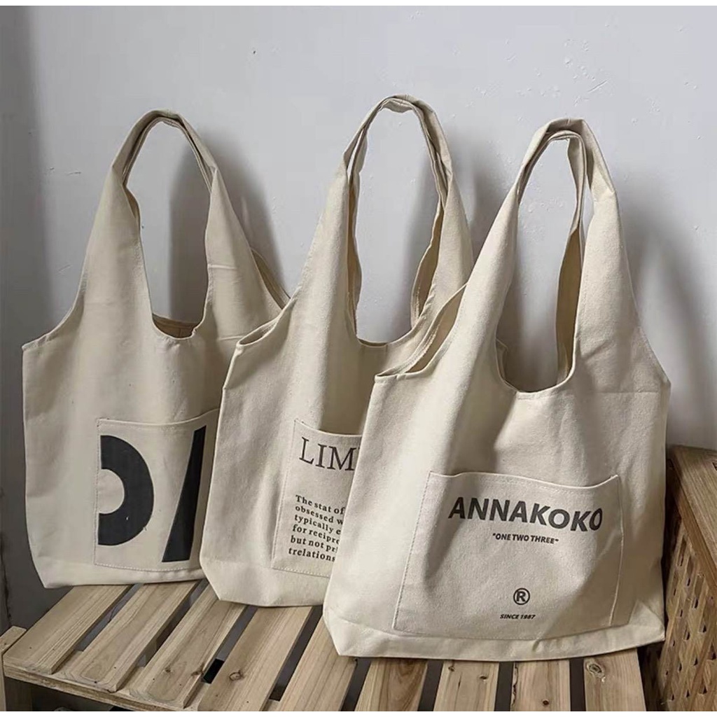 Túi tote cơ bản vải canvas