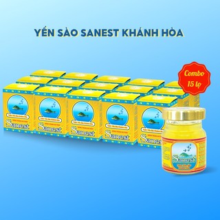 Nước Yến sào Khánh Hòa Sanest Đông trùng hạ thảo đóng lọ 70ml - 005