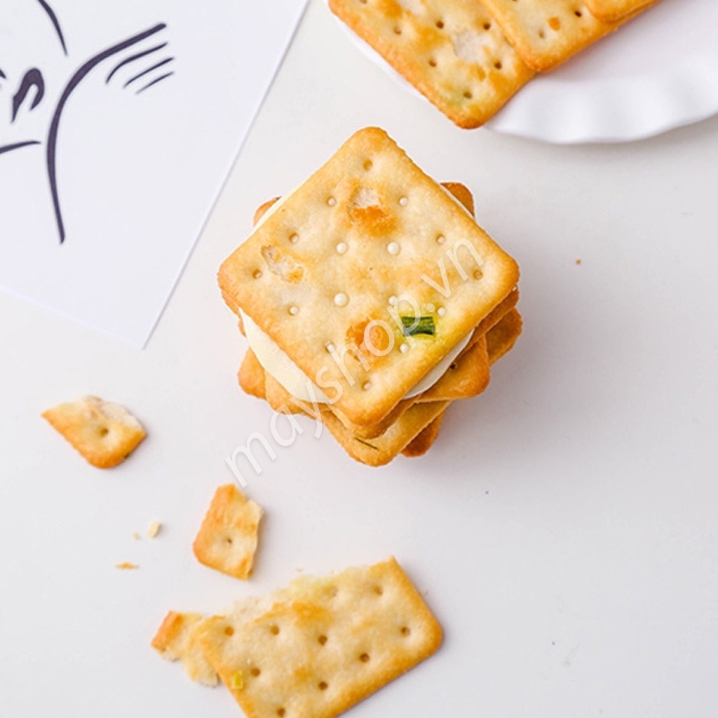 Bánh quy hành Đài Loan siêu ngon, date mới