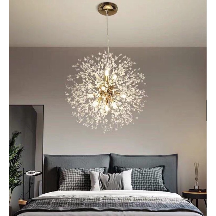 Đèn thả CARAVA hoa bồ công anh trang trí nội thất cao cấp kèm bóng led chuẩn xịn