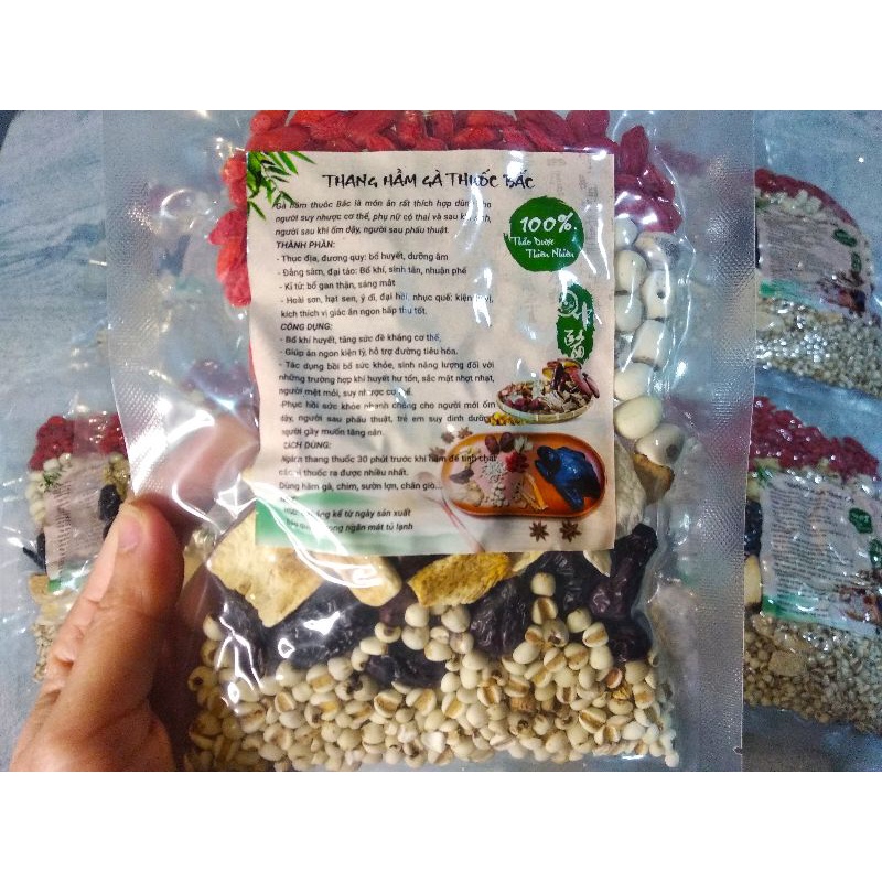 THANG HẦM GÀ THUÔC BẮC SET 4 GÓI