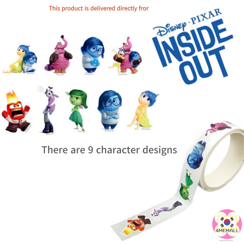 DAISO Cuộn 250 Miếng Dán Trang Trí Thiệp Hoạt Hình Disney Pixar Princess