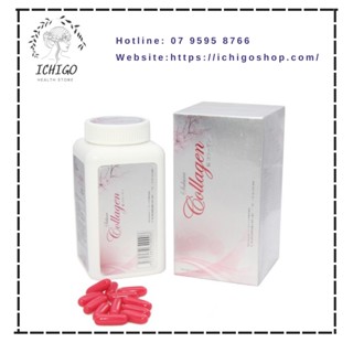 Viên trắng da Collagen Sakura Nhật Bản Hộp 120 Viên