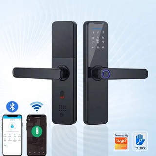 Khoá Vân tay 5 chức năng mở cửa, app tuya
