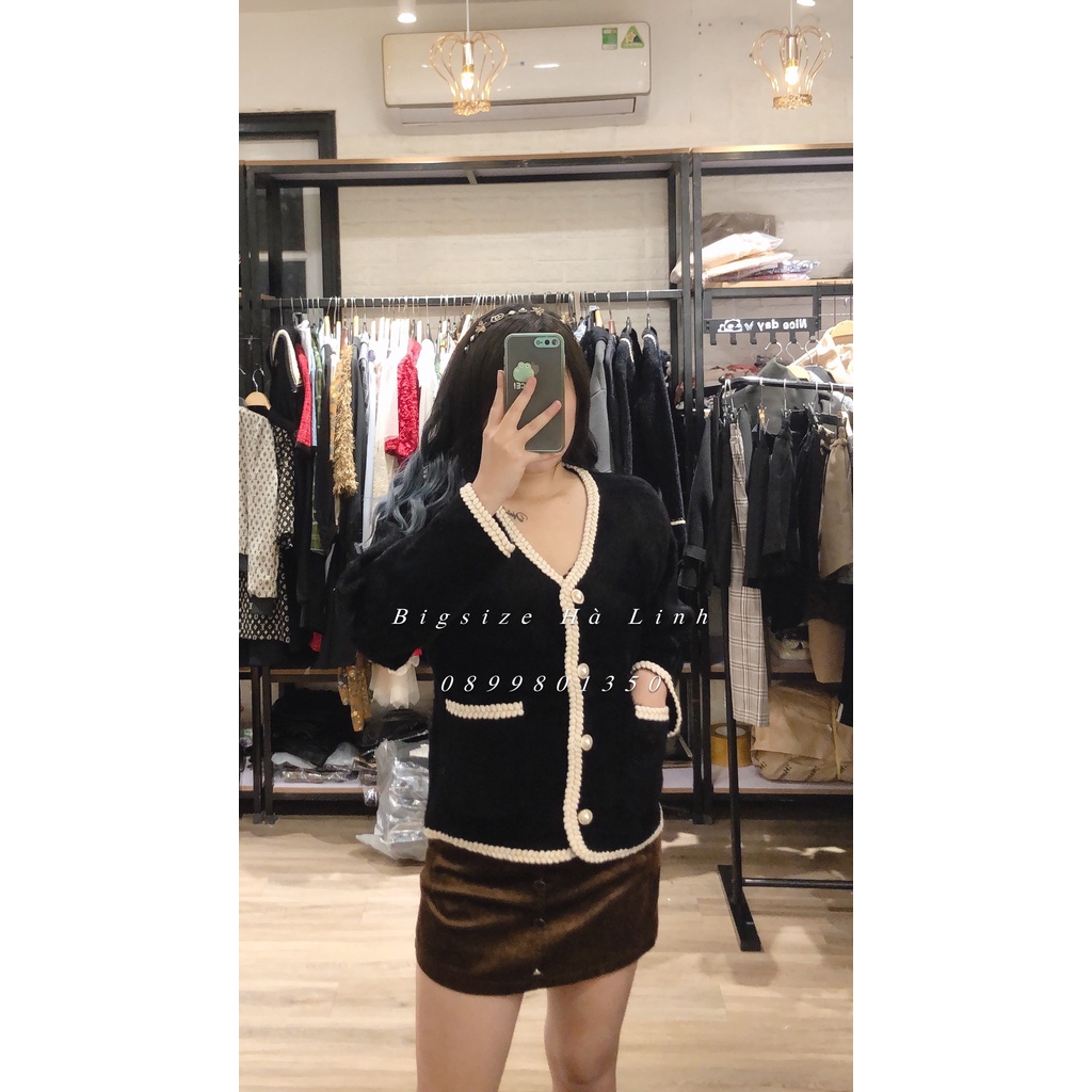 Áo Khoác Len Lông Bigsize  Ngực,Bụng <110cm