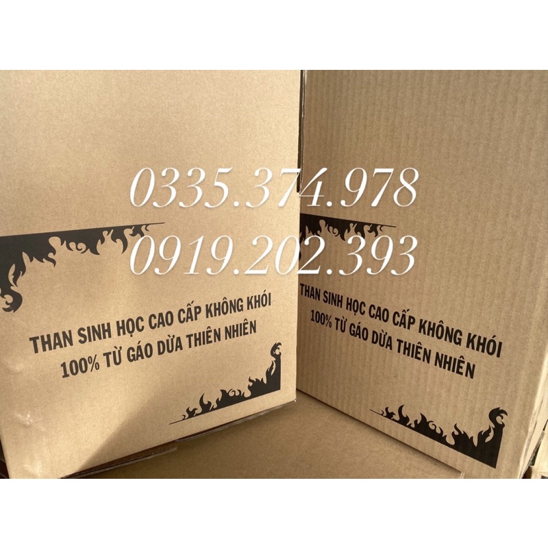 10KG - THAN SẠCH, THAN GÁO DỪA, THAN KHÔNG KHÓI BBQ