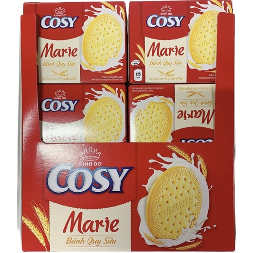 Khay 12 hộp Bánh Quy Cosy Lễ 12 Hộp x 48g