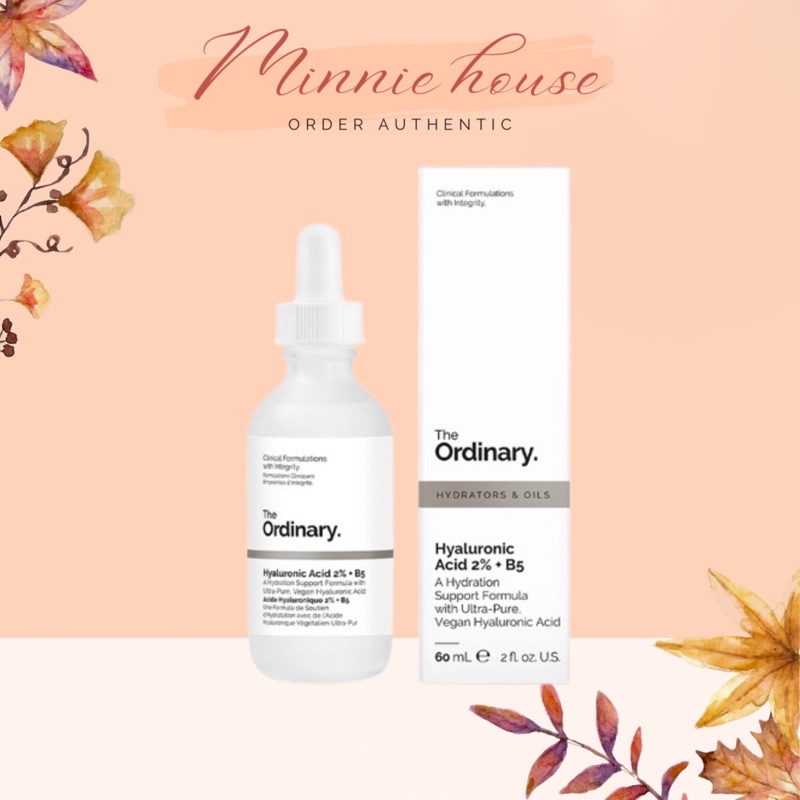 The Ordinary serum cấp nước Hyaluronic Acid 2% + B5