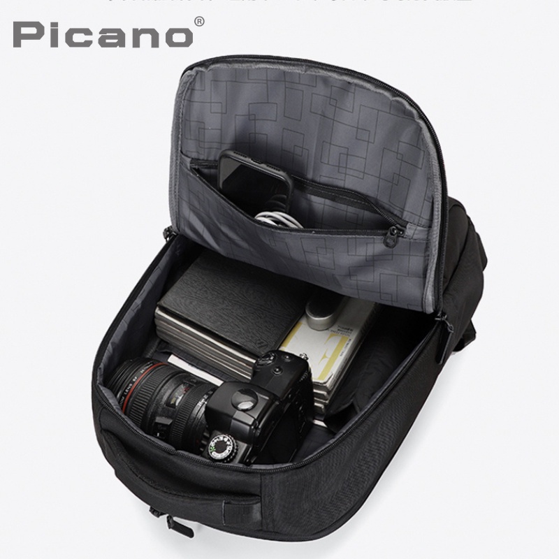 Balo nam đựng laptop cao cấp, balo công sở, balo đi học, đi làm đa năng chống thấm siêu bền Picano BLP612