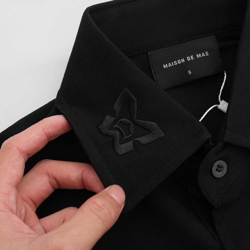 Áo sơ mi tay dài Slim Eazy Iron Shirt - Black