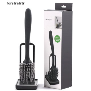 Forstretrtr Long Handle Cleaning Brush Long Handle Pot Dishes Washing Brush Kitchen Sink EN