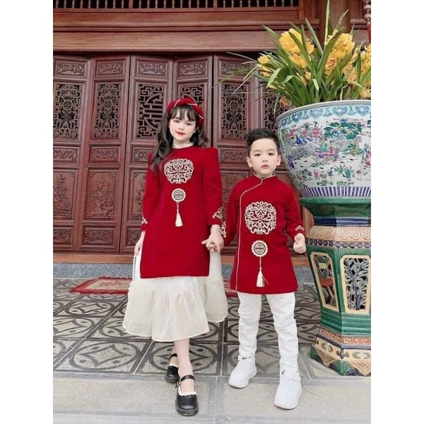 ÁO DÀI BÉ TRAI GÁI SZ ĐẠI DƯỚI 40KG năm 2023