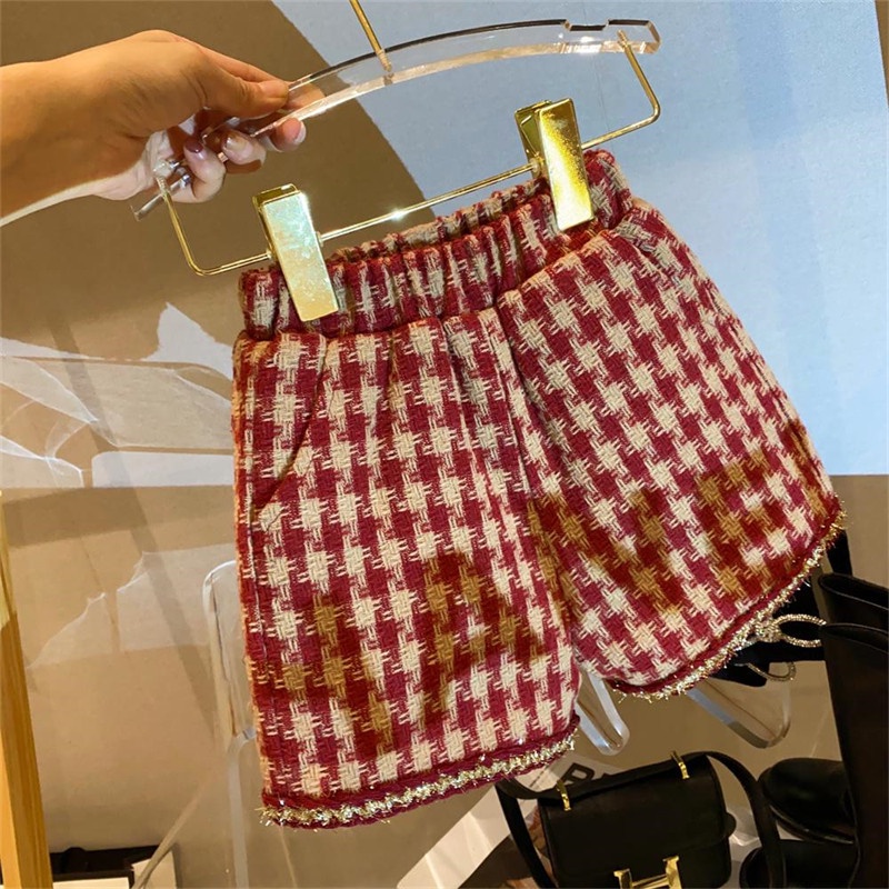 Set Bộ Dạ Tweed  Tiểu Thư cho Bé Gái