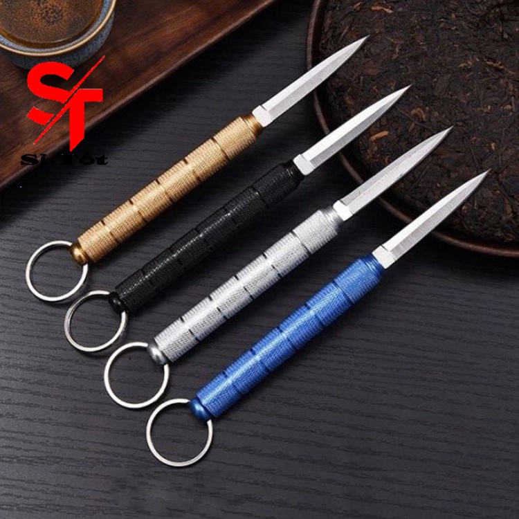 Móc khóa dao mini cao cấp đa chức năng phủ titan
