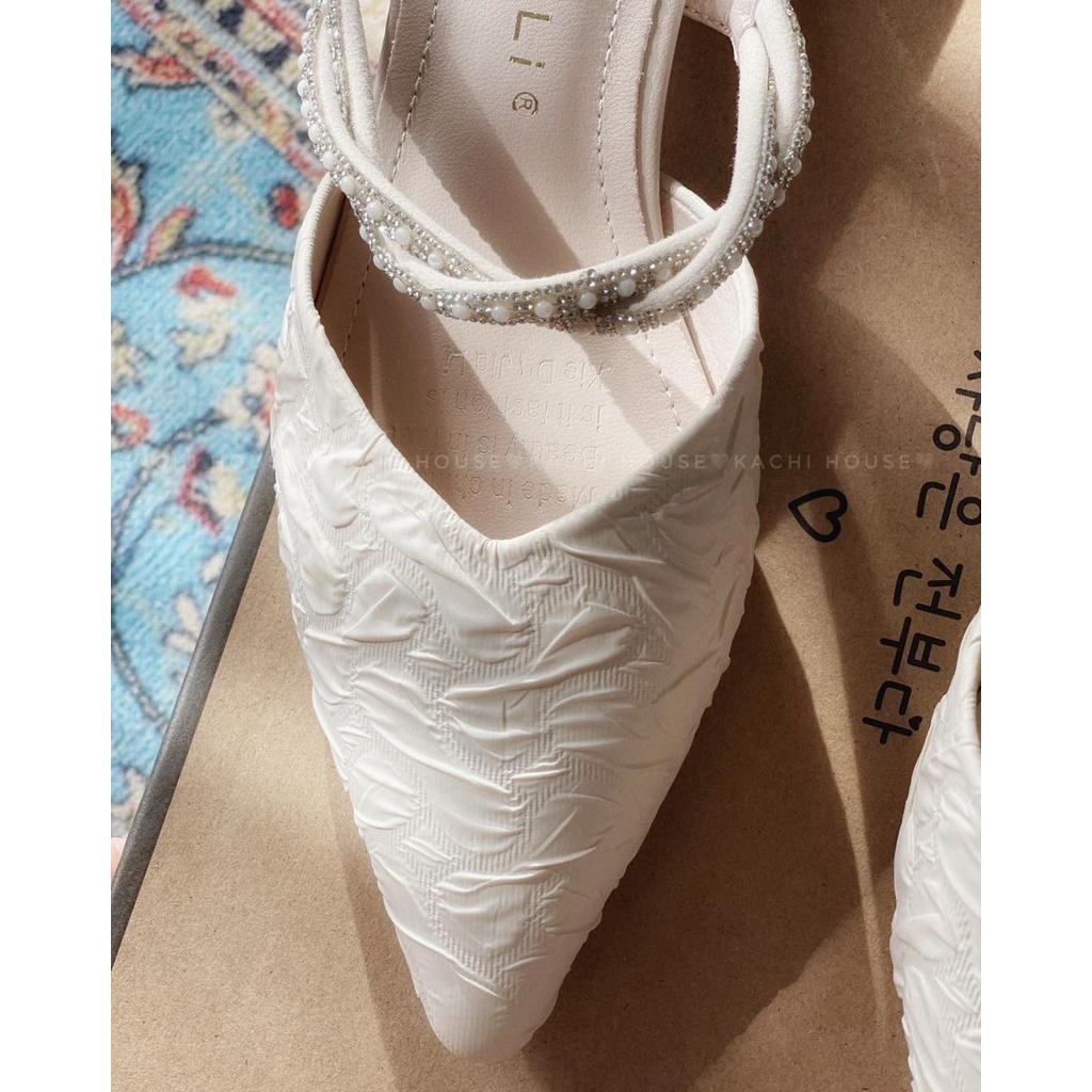 Sục vải nhún quai xoắn cườm P7768-57 - Kachi House