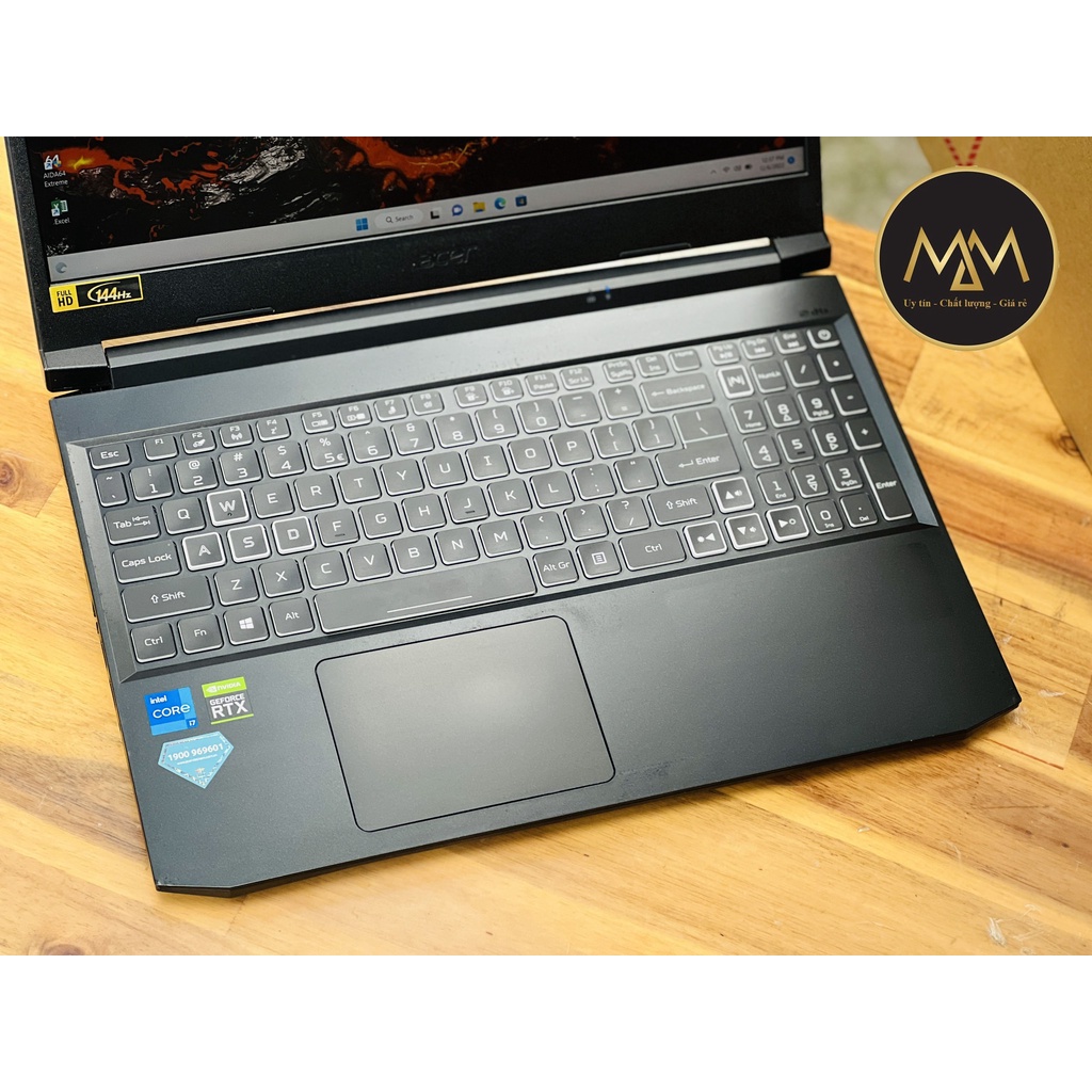 ACER NITRO 5 GAMING AN515-57-74RD I7 11800H RAM 8GB SSD 512GB RTX 3050 4GB 144HZ CHUYÊN GAME GIÁ RẺ