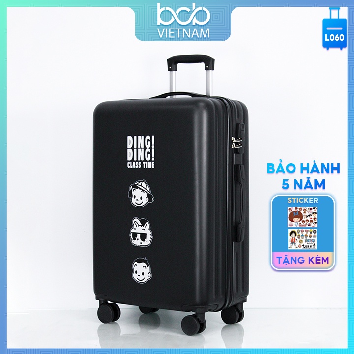 Vali Kéo Du Lịch In Hình 3 Nhân Vật Hoạt Hình Ngộ Nghĩnh Bánh Xe Xoay 360 Độ Size 20 24 26 L060