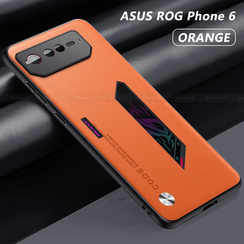 Ốp Điện Thoại PC Cứng + Da PU Thời Trang Sang Trọng Cho ASUS ROG Phone 6 6D 5 5s