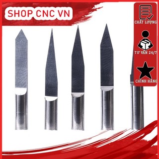 Bộ 10 mũi khắc 3d cốt 6 dài 50mm đục gỗ điêu khắc 3D sử dụng cho củ đục spindle CNC