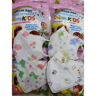 Sỉ 100 cái khẩu trang 6d mask trẻ em từ 2- 6 tuổi