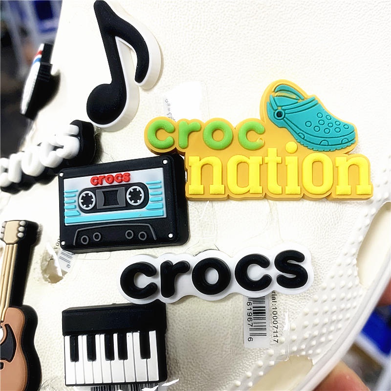 Jibbitz Crocs Phụ kiện khóa giày Love Music Series PVC Giày Badge Trang trí FZL68