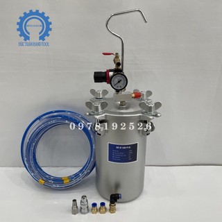 Nồi áp sơn , đẩy sơn , hút cạn sơn dung tích 5 lít - dùng hơi khí nén