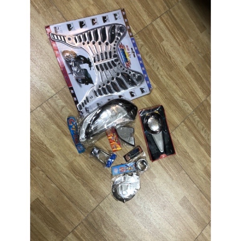 Giá trọn bộ ốp các chi tiết xe SH nhập khẩu Ý 09->11 (inox cao cấp giá rẻ mẫu mã đẹp )