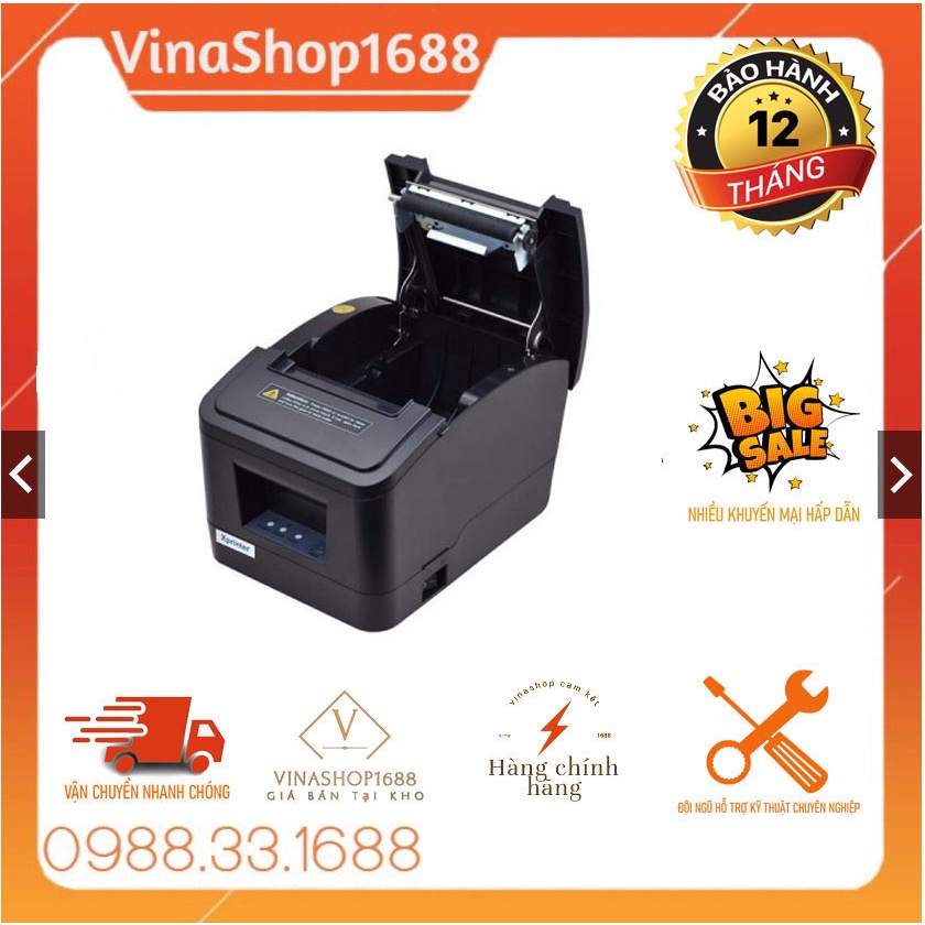 MÁY IN HÓA ĐƠN D200U (USB+LAN)-vinashop
