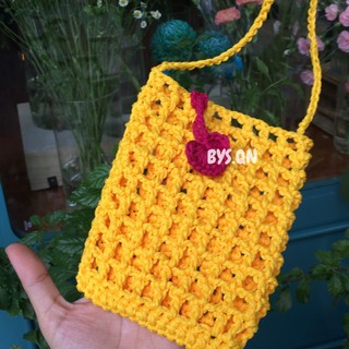 Túi đan len basic một màu dạng lưới siêu dễ phối đồ "Basic Bag"