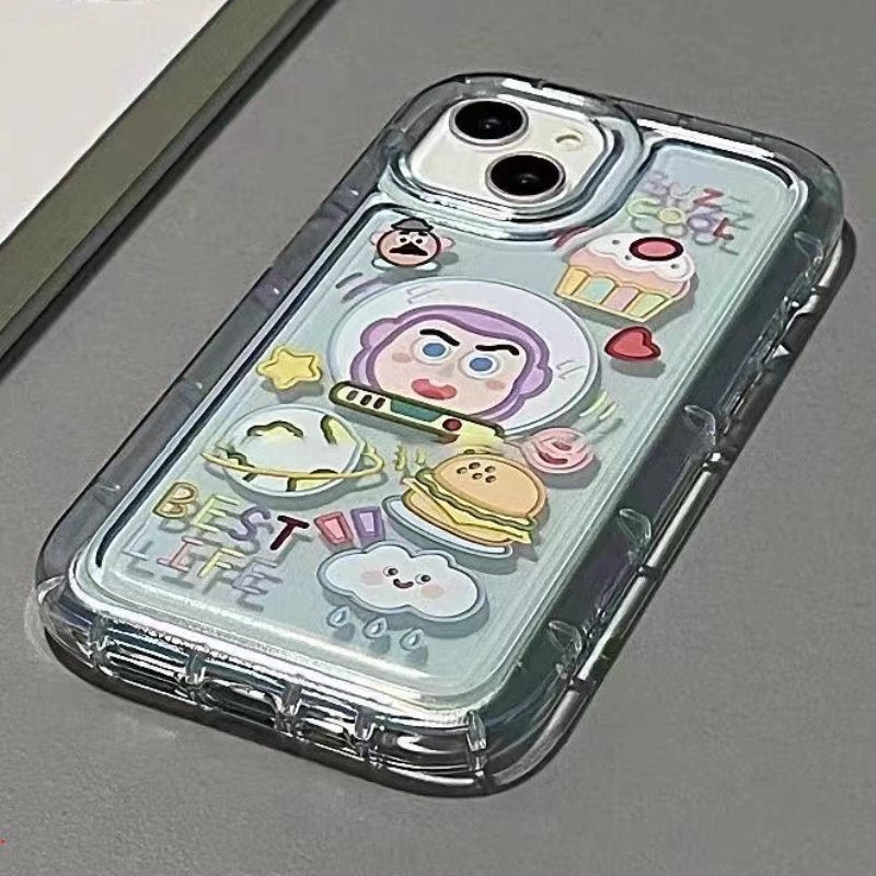 Ốp Điện Thoại TPU Trong Suốt Họa Tiết Hoạt Hình Dễ Thương Cho iphone 14 13 12 11 Pro MAX XS MAX XR X 6 14 7 8 Plus