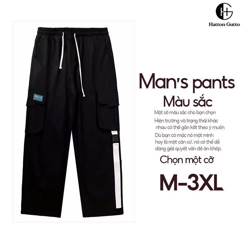 Hattongutto COD Quần Dài Dáng Rộng Ống Thẳng Phong Cách Hàn Quốc Thời Trang Xuân Thu Cho Thanh Thiếu Niên