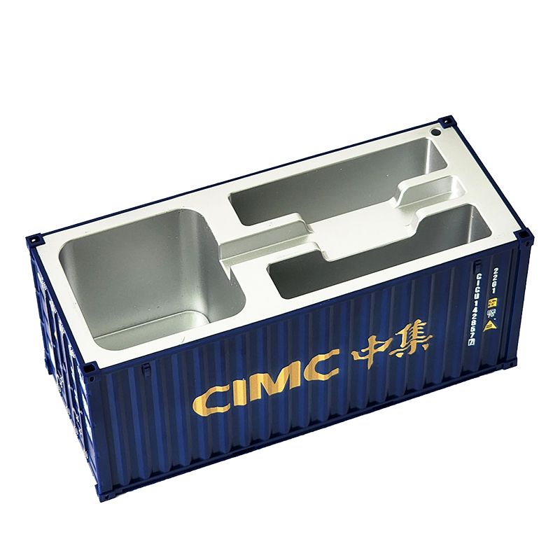 Mô hình thùng container đựng vật dụng văn phòng 1:30