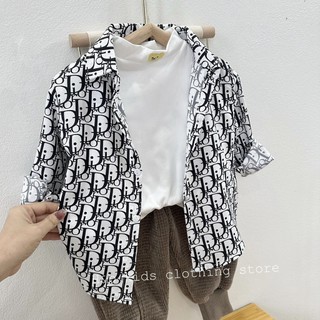 Áo sơ mi bé trai 10-22kg❤️ Chất lụa Nhật đẹp❤️