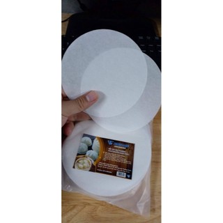 Giấy Nến chống dính lót bánh bao , tập 500 tờ giấy tròn