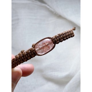 [handmade][macramé] vòng tay lu thống tóc đỏ tết dây macrame basic