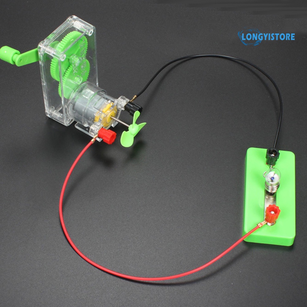 Bộ Mô Hình Máy Phát Điện DC DIY Giáo Dục Cho Bé