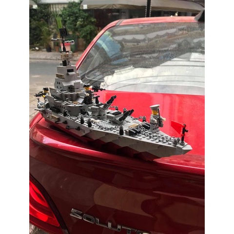 Bộ đồ chơi lắp ráp xếp hình Tàu Chiến Hạm 1000+ mảnh chi tiết