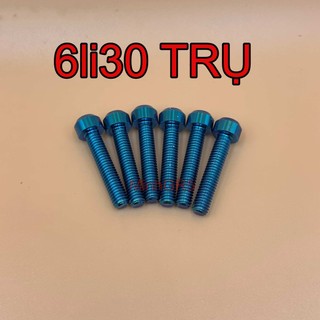 Ốc 6li30 trụ titan gr5 lắp lốc máy 6ly 6ly30