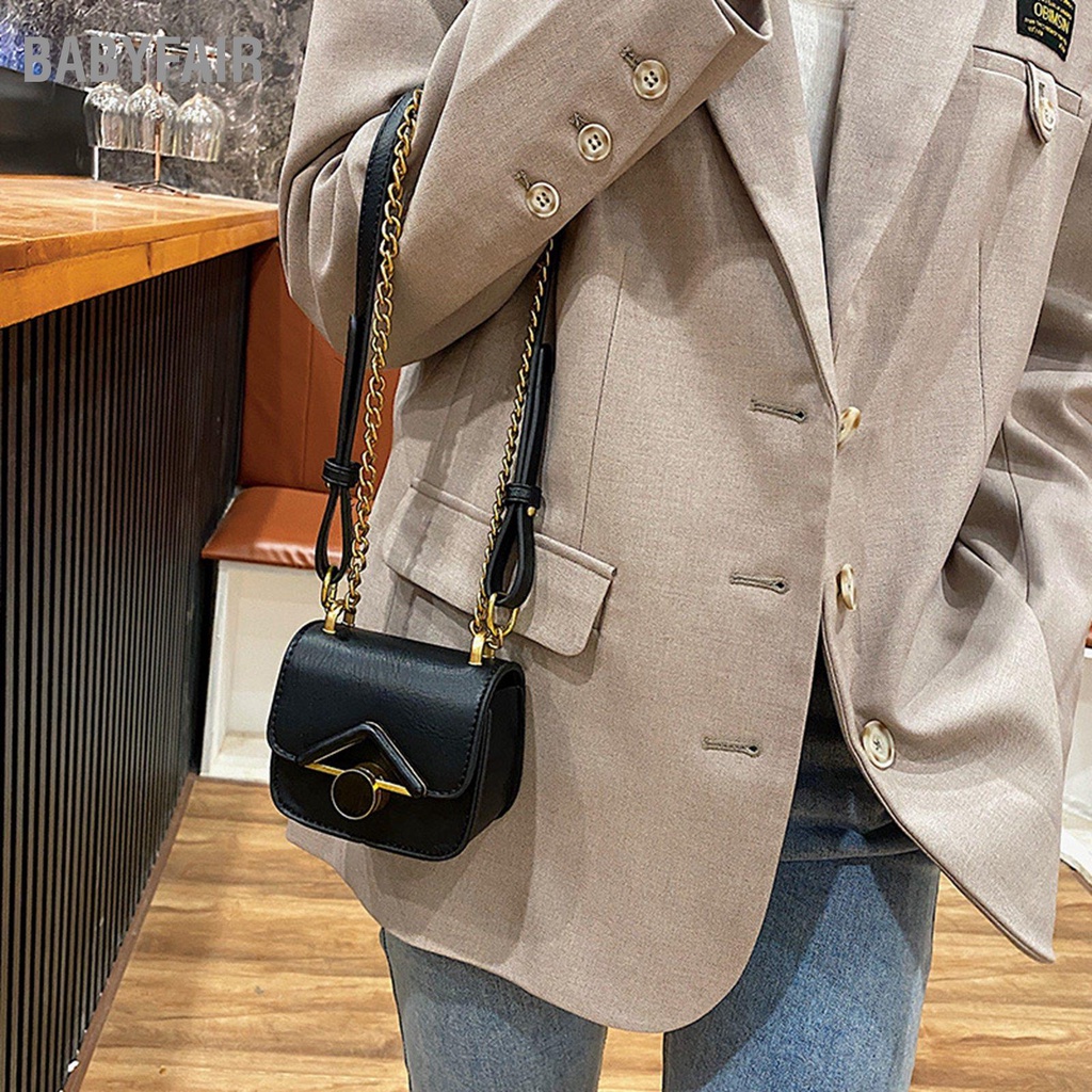 Babyfair Túi đeo vai nhỏ dễ thương Dây gọn PU có thể điều chỉnh đơn cho bé gái