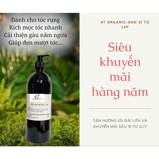 1lit dầu gội bồ kết xả chanh. Ngăn rụng tóc