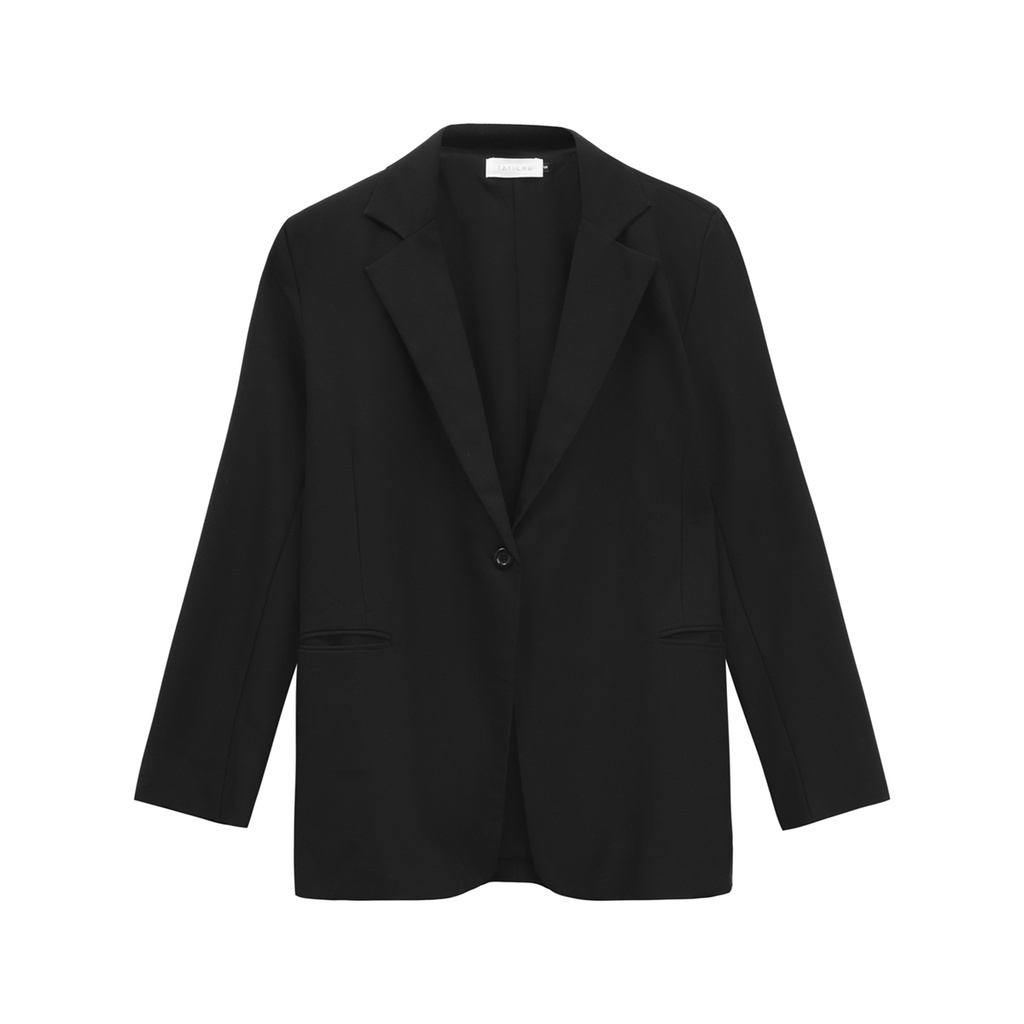 Áo blazer nam from rộng, áo khoác blazer màu đen, kem, ghi kiểu dáng hàn quốc | BigBuy360 - bigbuy360.vn