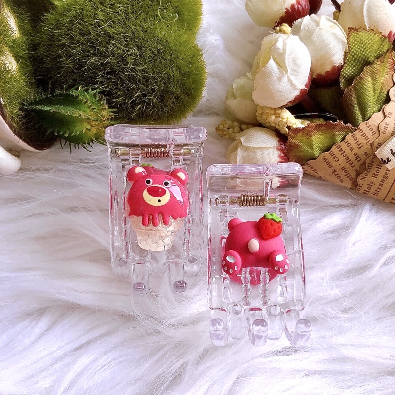 KẸP TÓC CÀNG CUA 5 RĂNG GẤU DÂU LOTSO