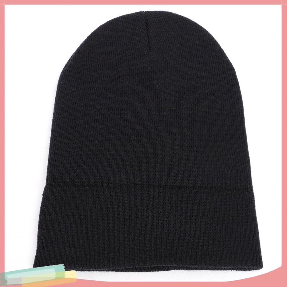 Mũ trùm đầu đan len thêu họa tiết độc đáo thời trang cá tính